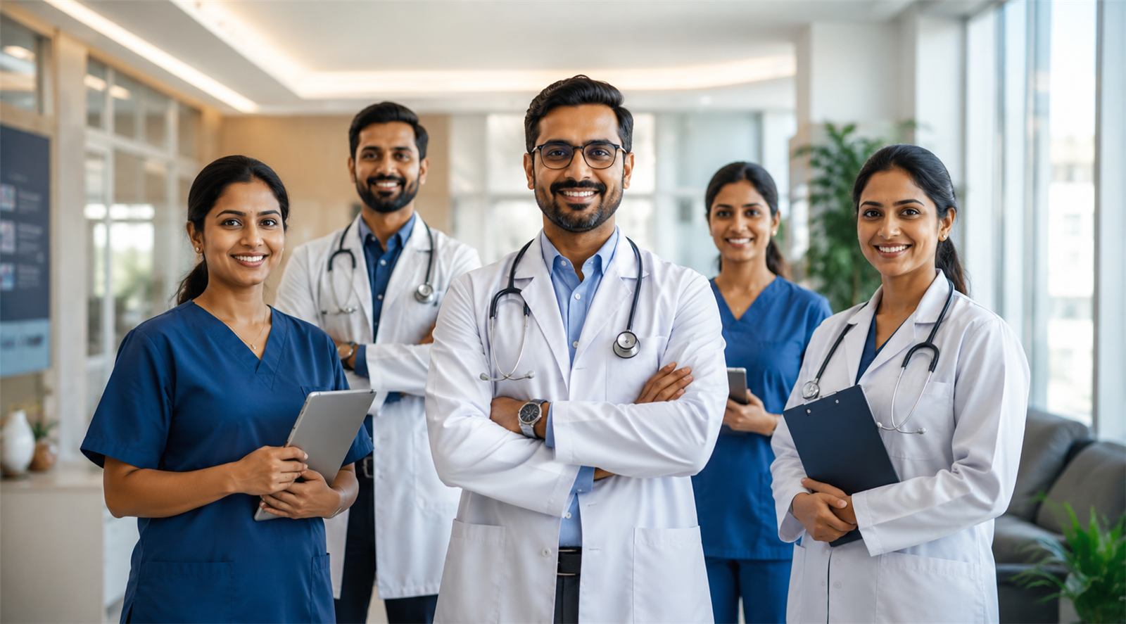 Doctors and clinical team