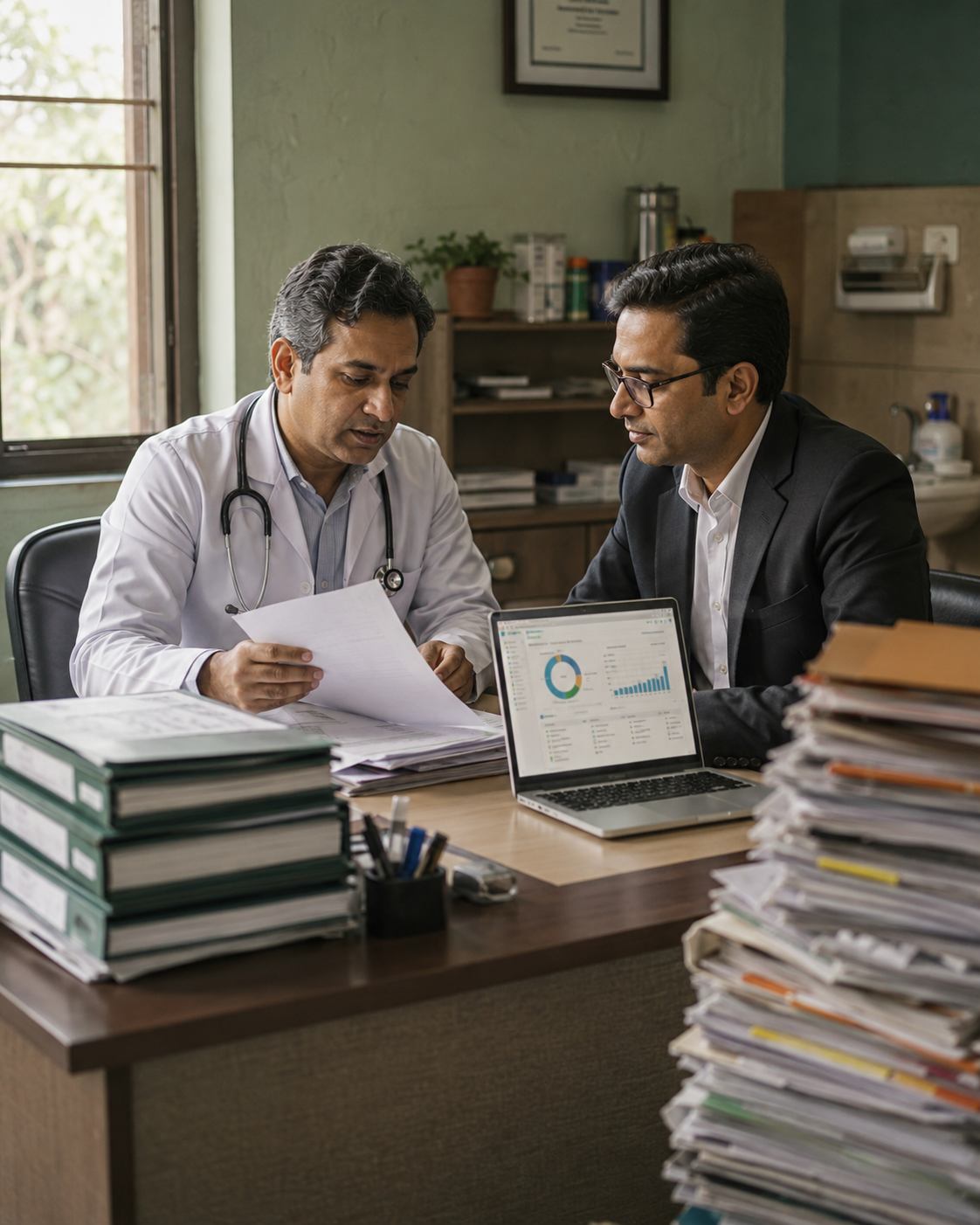 Clinical team at work